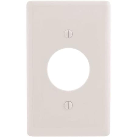 1-Gang 1.40 In. Opening Wall Plate - White